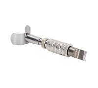 HUSHUI Cuchillo Giratorio de Cuero Ajustable con Cómodo para Proyectos de Grabado, Suministros de Artesanía, Metal Duradero