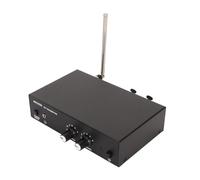 HUSHUI de Monitor Inalámbrico UHF, Transmisor Estéreo Profesional de 36 Puntos de Frecuencia con Puerto de Entrada 3.5 para Tarjeta de Sonido en y Retorno de Oído en Netroots