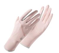 HUSHUI de Verano con Protección Solar, Antideslizantes, Duraderos, Protección UV para Escalar, Montar a Caballo, Conducir, Paquete de 2 (Rosa)