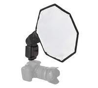 HUSHUI Difusor de Flash Softbox de 30 Cm para Fotógrafos para Suavizar la Luz y Reducir Las Sombras - Material de Tela Duradero