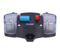 HUSHUI Disyuntor Automático Fusible Restablecimiento Protección contra Sobrecarga para Sistemas de Audio de Automóviles y Barcos Plástico Duradero de Alta Temperatura 1 Unidad (Un(50A))