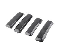 HUSHUI Embellecedor De Cubierta De Manija De Puerta Interior De 4 Piezas, Elegante Reparación De Grano De Fibra De Carbono Para 2015-2020 - Material ABS
