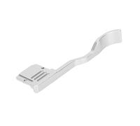 HUSHUI Empuñadura para Pulgar de Cámara, Reposapiés hacia Arriba de Aleación de Aluminio con Cubierta para Zapata para A7CII A7CR, Accesorio de Cámara Liviano de Diseño Ergonómico (Plata)