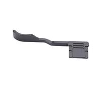 HUSHUI Empuñadura para Pulgar de Cámara, Reposapiés hacia Arriba de Aleación de Aluminio con Cubierta para Zapata para A7CII A7CR, Accesorio de Cámara Liviano de Diseño Ergonómico (Negra)