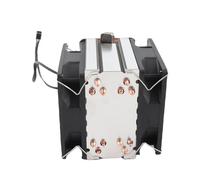 HUSHUI Enfriador de CPU Efecto de Iluminación RGB Ventilador de Refrigeración Silencioso de 90 Mm para Luces Coloridas Metal RGB 1 Unidad (#2)