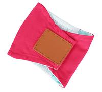 HUSHUI Envoltura para el Vientre de para Perras, Pañales Reutilizables de Algodón Antiacoso para Cachorros No Entrenados y Perros Mayores, 1 Paquete (S)
