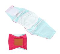 HUSHUI Envoltura para el Vientre de para Perras, Pañales Reutilizables de Algodón Antiacoso para Cachorros No Entrenados y Perros Mayores, 1 Paquete (M)