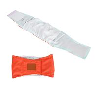 HUSHUI Envoltura para el Vientre de para Perras, Pañales Reutilizables de Algodón Antiacoso para Cachorros No Entrenados y Perros Mayores, 1 Paquete (SG)