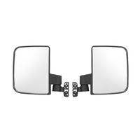 HUSHUI Espejo Lateral para Carrito, Espejo Retrovisor Plegable Ajustable de 180 Grados con Vidrio HD para Carros EZGO TXT RXV DS Precedent Tempo Onward G2 G29 Star Zone