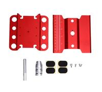 HUSHUI Estación de Trabajo de Automóviles de 1/10 1/8 de RC, Tabla de Mantenimiento Rotatable de 360 Grados, Base de Metal Estable, para el Mantenimiento y Visualización del Automóvil (Rojo)