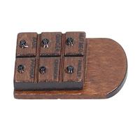 HUSHUI Estante de Especias en Miniatura para Casa de Muñecas, Decoración Colgante de Pared, Madera de Abedul de 3cm, 1/12