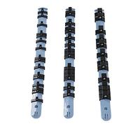 HUSHUI Estante de Soporte de Enchufe de 3 Uds, Almacenamiento Multiusos ABS Duradero para Organización de Herramientas, 1/4 Pulgadas, 3/8 Pulgadas, 1/2