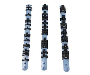 HUSHUI Estante de Soporte de Enchufe de 3 Uds, Almacenamiento Multiusos ABS Duradero para Organización de Herramientas, 1/4 Pulgadas, 3/8 Pulgadas, 1/2