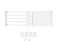 HUSHUI Estante de Tensión, Organizador Extensible para Perchas de Ropa con Varilla para Estante de Armario, Estante de Almacenamiento Divisor de Armario (50-80 cm / 19,7-31,5