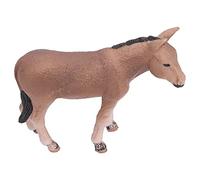HUSHUI Estatua de Juguete de Animal Realista, Burro Salvaje para Juego Educativo y Decoración, Plástico No Tóxico, 9,5x6x2,6 Cm