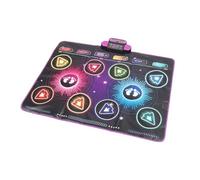 HUSHUI Estera de Baile Electrónica, Alfombra de Baile de Música Infantil, Almohadilla de Juego de Baile Interactiva de Doble Reproductor de Música Incorporado para Uso en Casa