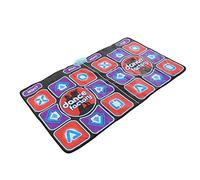 HUSHUI Estera de Baile Electrónica, Ritmo Musical, Portátil, Doble Usuario, Sensible Al Tacto, Plegable, Antideslizante, con Superficie de PVC Suave, para Niños, Adultos, Juego de