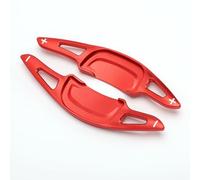 HUSHUI Extensión de Palanca de Cambios de Volante de 2 Piezas, Moldura de Cubierta de Paleta de de Mecanizado CNC de Aleación de Aluminio para 3 Axela 2020 2021, con Control y