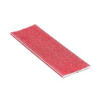 HUSHUI Funda para Mango de Micrófono, Cubierta para Micrófono con Diamantes de Imitación Brillantes con Interior de Tela Suave, para Actuaciones en Escenario, Bares, Lugares de Canto (Roja)