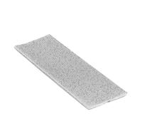 HUSHUI Funda para Mango de Micrófono, Cubierta para Micrófono con Diamantes de Imitación Brillantes con Interior de Tela Suave, para Actuaciones en Escenario, Bares, Lugares de Canto (Blanca)