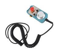 HUSHUI Generador de Impulsos Manual con Volante Electrónico CNC, Botón de Parada de Emergencia para Máquinas CNC, Material ABS 100PPR