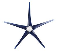 HUSHUI Generador de Molino de Viento, Kit de Turbinas Eólicas Pequeñas de 5 Aspas, Potente Equipo de Energía para Barcos, Cabañas o Casas Móviles, 800W (24V)