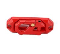 HUSHUI Guía de Cabrestante para Coche de Escalada, Reemplazo Duradero de Alambre de Metal de Aleación de Zinc para Coches de Control Remoto 1/10 1/8, Aventuras Todoterreno (Rojo)