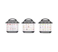 HUSHUI Guía Magnética de Tiempo de Cocción para Cocina Casera, 3 uds., con Referencia Rápida para Tiempos de Cocción de Carne, Verduras y Cereales (Bola de brújula)