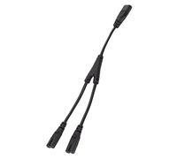 HUSHUI IEC320 C8 Se Doblan los Cables Eléctricos Y de IEC320 C7 Dividen 1 en 2 hacia Fuera el Cable de Alimentación de CA para el PVC de los 0. de la Oficina en Casa