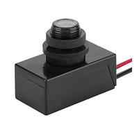 HUSHUI Interruptor de Control Automático con Sensor de Fotocélula de 10 V-50 V CC para Farola, Resistente Al Agua, Ahorro de Energía, 1 Paquete
