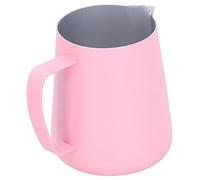 HUSHUI Jarra de café de 400 Ml, Taza para Espumar Leche de Lujo Rosa para el Hogar, café, Estilo con Pico de águila