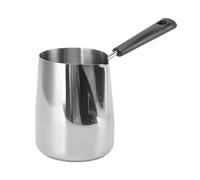 HUSHUI Jarra de café para Espumar Leche y Preparar café, Diseño de Largo, Acero Inoxidable 304, Perfecta para Uso Doméstico (600ml)