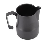 HUSHUI Jarra para Espumar café, Elegante Jarra para Vaporizar Leche de Acero Inoxidable 304 para Cocina Casera, 350ml
