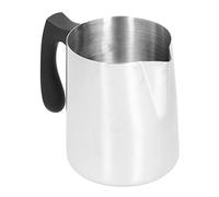 HUSHUI Jarra para Espumar Leche, Elegante Jarra de Acero Inoxidable para Amantes del café Latte Art, Duradero y Cómodo (900ml)