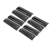 HUSHUI Juego de 4 Protectores de Placa Térmica Ajustables para Parrilla, Carpas Térmicas Duraderas de Acero Inoxidable para Piezas de Repuesto de Parrilla de Gas Brinkman Master Forge