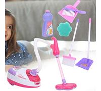 HUSHUI Juego de Aspiradora de Simulación de Juguete para Niños para Juegos de Simulación y Educación, 19x12x9cm, Plástico de (5999)