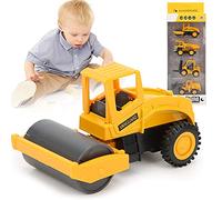 HUSHUI Juego de Coches de Juguete de Aleación a Escala 1/60, 4 Coches de Alta Simulación para Niños, Modelos Militares, Bomberos, Policía e Ingenieros, Diseño Ecológico y Duradero (Modelo de