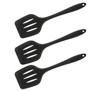 HUSHUI Juego de Espátula de Silicona, 3 uds., Espátula Flexible e Inodoro Antiadherente para Cocinar Pescado, Huevos, Hamburguesas, Silicona de Calidad Alimentaria