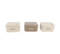 HUSHUI Juego de Lonchera Apta para Microondas con Bolsa Aislante para Trabajo, Escuela y Actividades Al Aire Libre, Contenedores de Acero Inoxidable de 600ML, 3 uds.