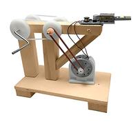 HUSHUI Juego de Material Generador de Mano para Niños, Juguetes Educativos Artesanales, Madera No Tóxica, Experiencia de Aprendizaje Divertida, Aprox.4,3" X 3,7" X 2,4"