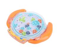 HUSHUI Juego de Rompecabezas de Laberinto 3D para Niños, Juguete Desafiante para el Cerebro, Mejora Las Habilidades Motoras Finas, Ideal para Niños, Material Plástico (Naranja)