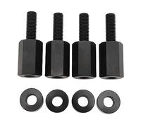 HUSHUI Juego de Soportes Elevadores de Asiento de 1,5 Pulgadas para Maverick X3 Todos los Años, Soportes de Elevación Fáciles de Instalar de 1,5 a 2,0 Pulgadas, 4 Piezas (Negra)