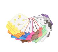 HUSHUI Juego Magnético de Reconocimiento de Color de 11 Piezas, 11 Marcos de Frascos, 44 Patrones, Juguetes Educativos con Imanes de Espuma EVA Seguros, para Niños Pequeños de 3 Años