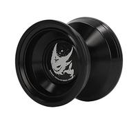 HUSHUI Juguete de Aleación de Alto Rendimiento Yoyo Ball Que No Responde para Niños con y Cuerdas (Negro Brillante)