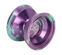 HUSHUI Juguete de Aleación de Alto Rendimiento Yoyo Ball Que No Responde para Niños con y Cuerdas (Púrpura)