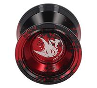HUSHUI Juguete de Aleación de Alto Rendimiento Yoyo Ball Que No Responde para Niños con y Cuerdas (Rojo Negro)