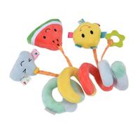 HUSHUI Juguete de Cuna en Espiral para bebé, Sonajero de Felpa Suave, Juguete Colgante para Cunas, Cochecitos, Asientos de Coche, 1 Unidad (Cama de Sandia)