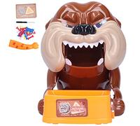 HUSHUI Juguete de Hueso para Masticar Perro Vicioso, Divertido Juego Interactivo para el Vínculo Entre e Hijos, Material Plástico, 3-4 Jugadores ((Perro vicioso))