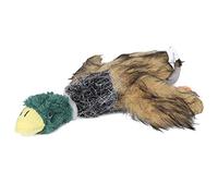 HUSHUI Juguete de Peluche de Pato Salvaje para Perros y Gatos: Lindo Muñeco Interactivo con Sonido Hecho de Pelusa, 21x20x4 Cm, Reducir la Soledad de Las Mascotas