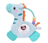 HUSHUI Juguete de Peluche para la Dentición del bebé para Calmar a los Bebés, Muñeco Mordedor de Caballo Suave con Luz y Sonido, Juguete de Desarrollo Atractivo para Bebés de 0 a 3 Años, 19 X 16,5 X